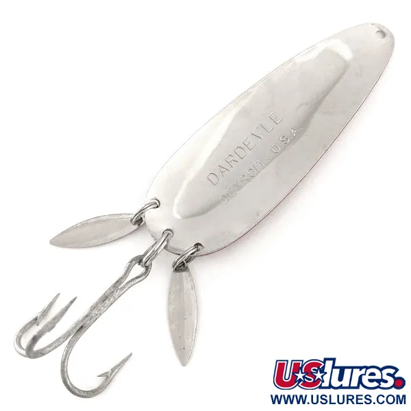 Eppinger Dardevle Klicker Cuillère, Rouge/Blanc/Nickel, 28g, #11511