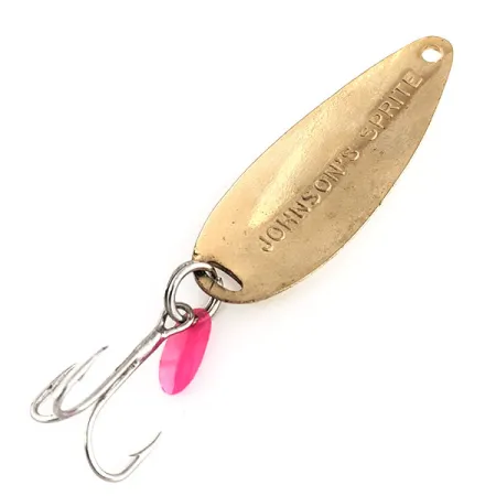 Johnson Sprite Cuillère Ondulante, Or, 10g, Aileron Rose, #11516