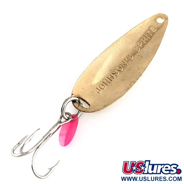 Johnson Sprite Cuillère Ondulante, Or, 10g, Aileron Rose, #11516