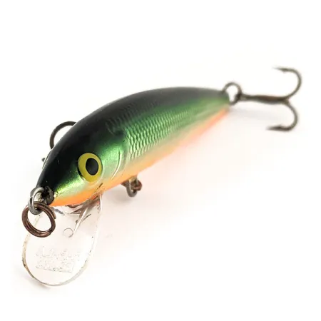 Rapala Husky Jerk 10 Poisson-Nageur, Or/Vert, 10g, Suspending, #11517