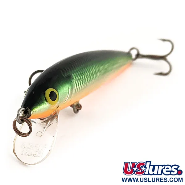 Rapala Husky Jerk 10 Poisson-Nageur, Or/Vert, 10g, Suspending, #11517