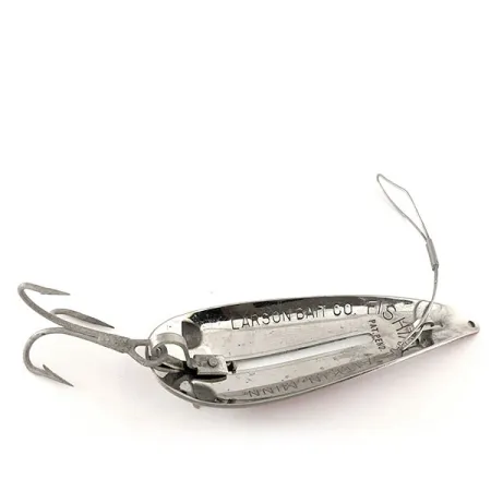 Weedless LARSON BAIT FISHTRAP Cuillère, Rouge/Blanc/Nickel, 17g, #11521