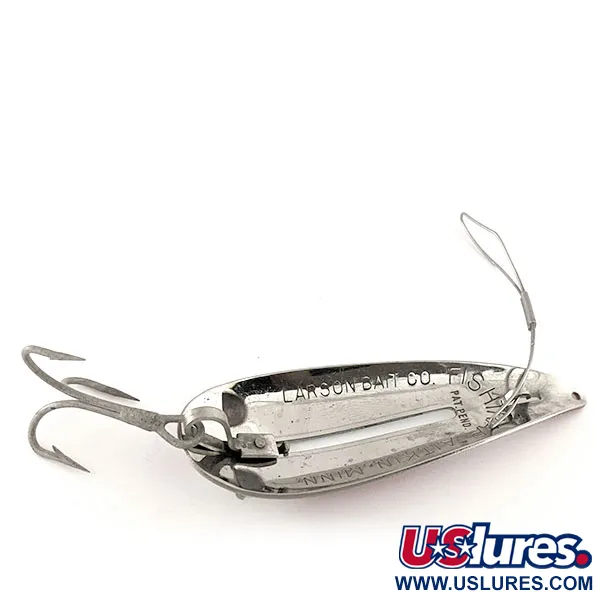 Weedless LARSON BAIT FISHTRAP Cuillère, Rouge/Blanc/Nickel, 17g, #11521