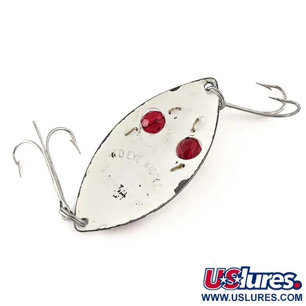 Hofschneider Red Eye Wiggler Cuillère, Rouge/Blanc, 25g, Verre, #11541