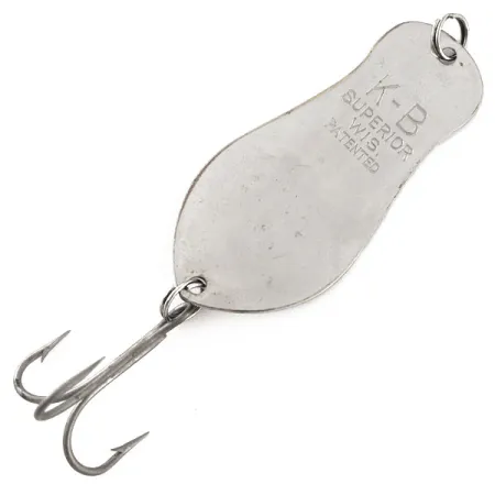 K-B Bait K-B Spoon 2 Superior Cuillère, Nickel, 14g, Vintage, #11564