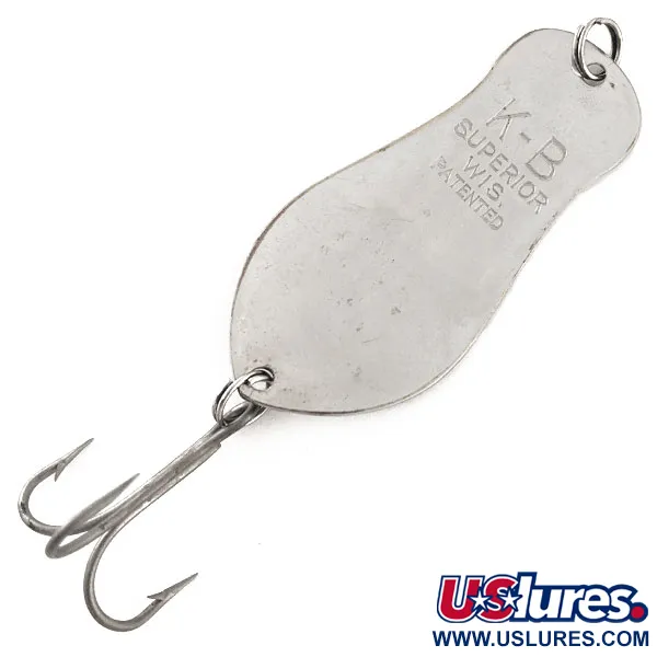 K-B Bait K-B Spoon 2 Superior Cuillère, Nickel, 14g, Vintage, #11564