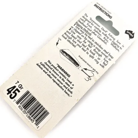 Wigston's Lures Little Tasmanian Devil Cuillère, Rainbow Trout, 7g, #11568