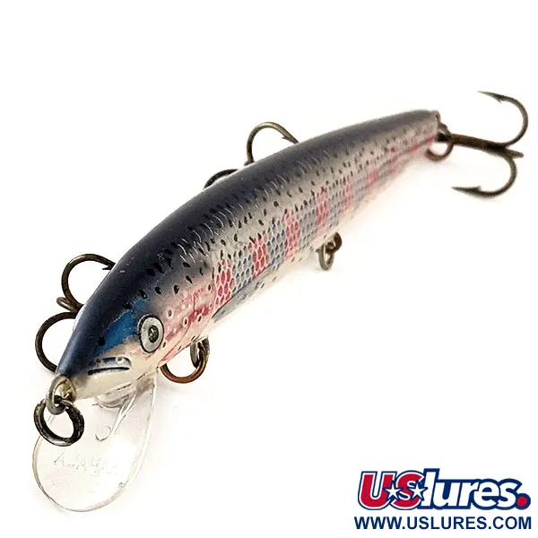 Rapala Husky jerk F12 Poisson Nageur, Truite Arc-en-ciel, 13g, #11571