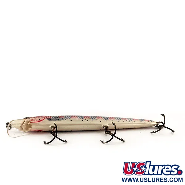 Rapala Husky jerk F12 Poisson Nageur, Truite Arc-en-ciel, 13g, #11571