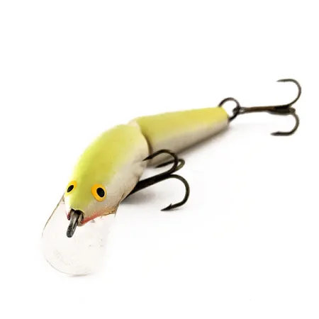 Rapala Jointed J9 Leurre Articulé, Chartreuse, 7g, Balsa, #11572