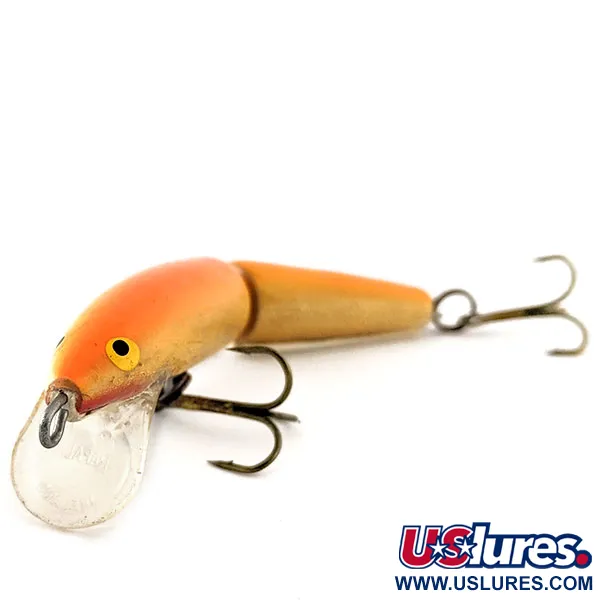 Rapala Jointed J9 Articulé, Orange, 7g, Bois de Balsa, #11577