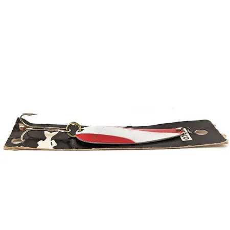 Nebco FlashBait 266 Cuiller, Rouge / Blanc, 10g, Vintage USA, #11623