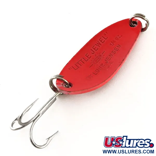 Luhr Jensen Little Jewel UV Cuillère, Rouge, 7g, Effet UV, #11626