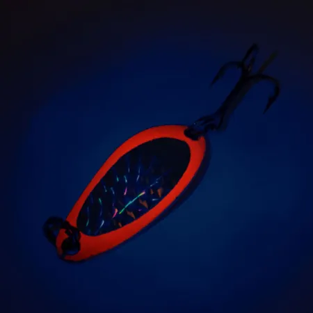 Luhr Jensen Little Jewel UV Cuillère, Rouge, 7g, Effet UV, #11626