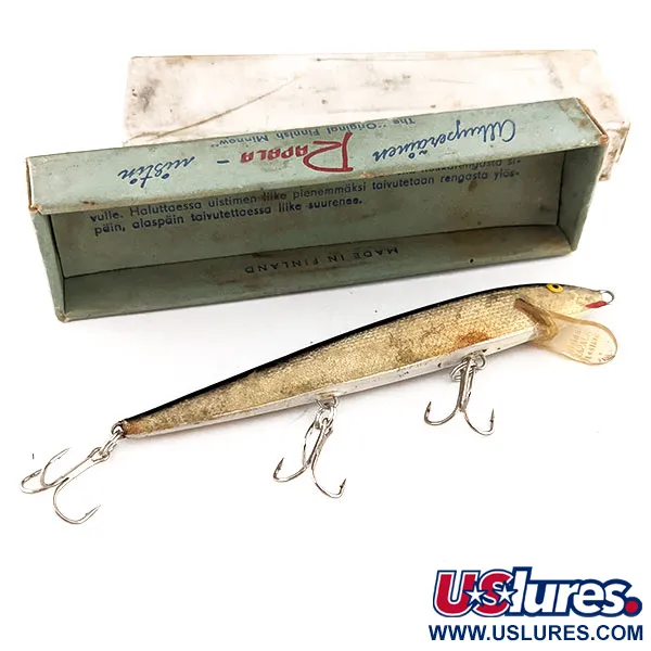 Rapala Original Floater F11 Leurre, Argent, 6g, Bois de Balsa, #11650