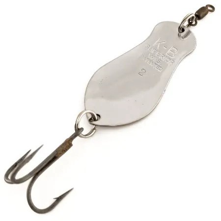 K-B Bait K-B Spoon 2 Cuillère, Nickel, 14g, Vintage, #11654