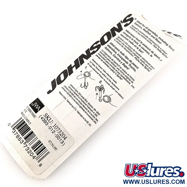 Johnson Sprite Cuillère, Nickel, 14,2g, Teaser rouge, #11673