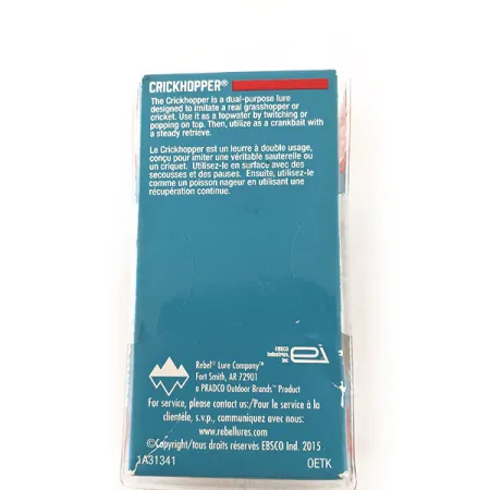 Rebel Crickhopper Ultralight Poisson Nageur, Or, 2.6g, Surface, #11678