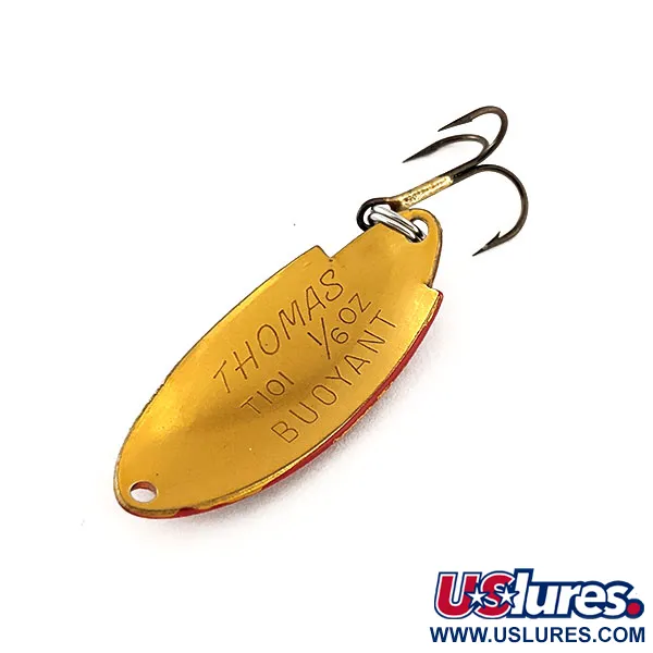 Thomas Buoyant Cuillère, Rainbow Hammered Red, 5,3g, martelée, #11696