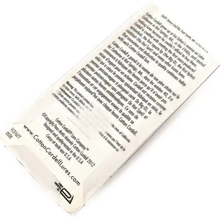 Cotton Cordell TH Spot Lipless, Red Crawdad, 14g, Bruiteur, #11697