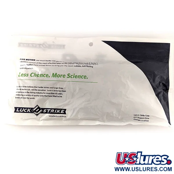 Luck E Strike Live Motion Luck E Twitch Leurres, Albino, 15cm, #11702