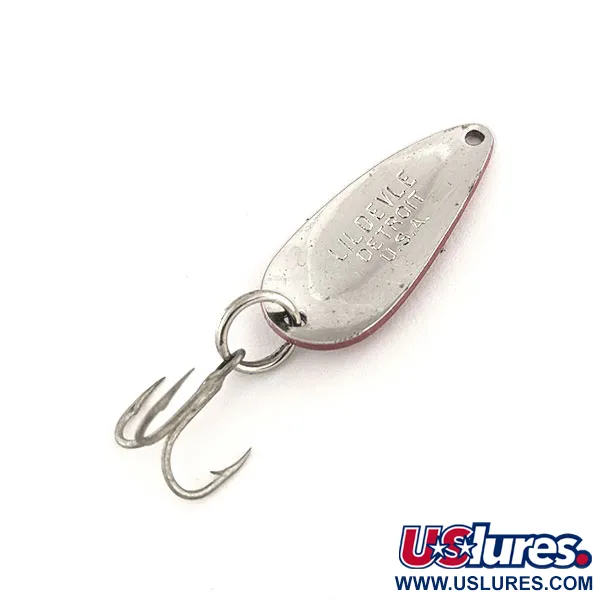 Dardevle Lildevle Cuillère, Rouge/Blanc/Nickel, 3,4g, Vintage, #11721