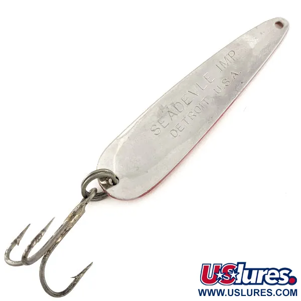 Eppinger Dardevle Seadevle Imp Cuillère, Rouge/Blanc/Nickel, 28g, #11723