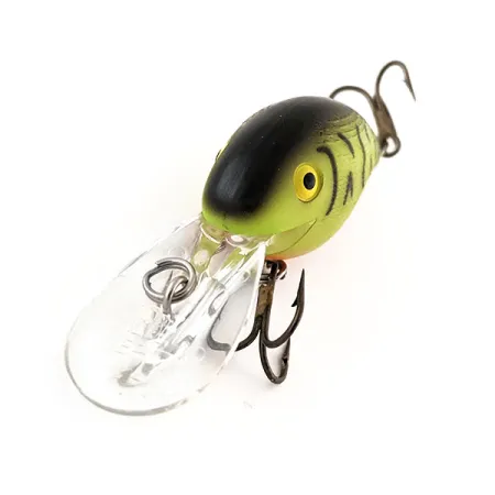 Rebel Deep Teeny R Crankbait, Fire Tiger, 7g, Plongeant 2.4m, #11736