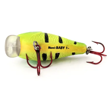 Mann's Baby 1- Crankbait, Fire Tiger, 7g, Bavette Carrée, #11738