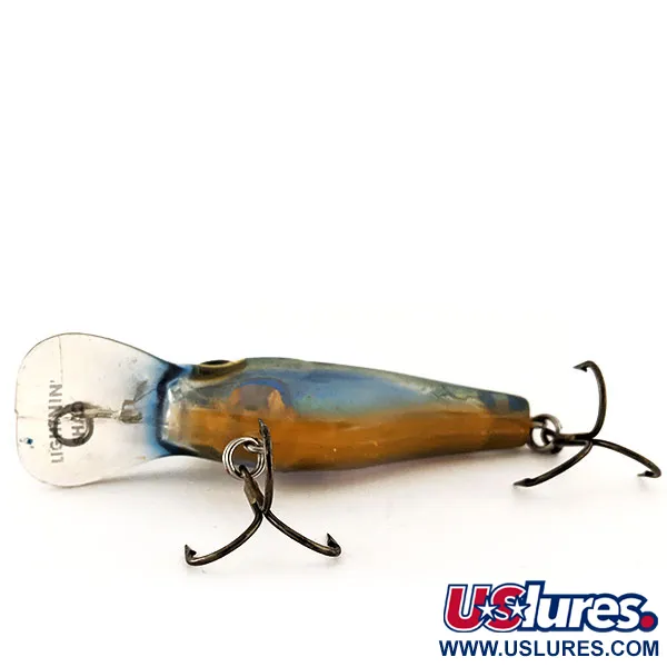 Storm Lightning Shad Crankbait, Bleu arc-en-ciel, 14g, Profond, #11740