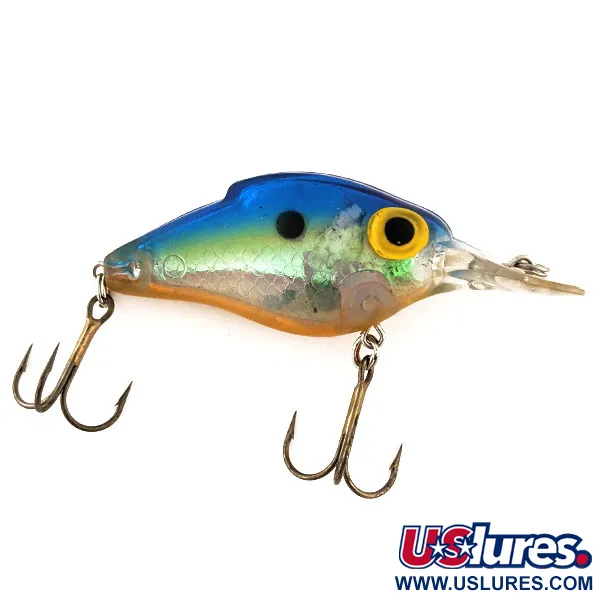 Storm Lightning Shad Crankbait, Bleu arc-en-ciel, 14g, Profond, #11740