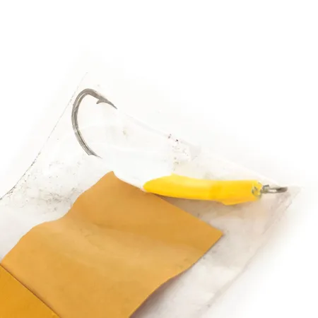 Doc's Goofy Jig Jig Pompano, Blanc / Jaune, 7g, Fait Main, #11757