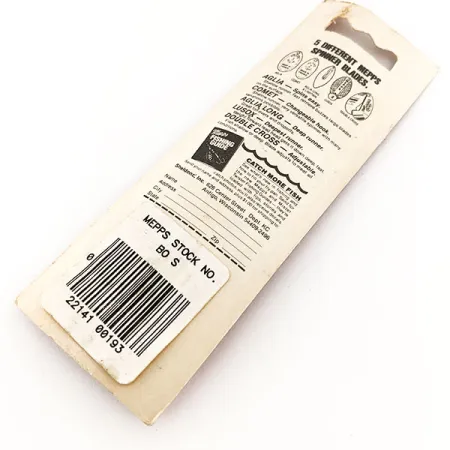 Mepps Aglia 0 Cuillère, Argent, 2.5g, Stimulus Rouge, #11761