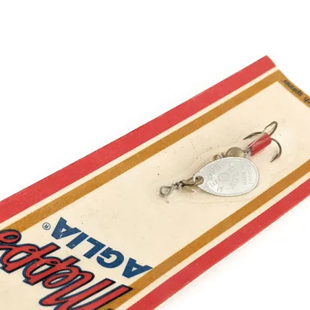 Mepps Aglia 0 Cuillère, Argent, 2.5g, Stimulus Rouge, #11761