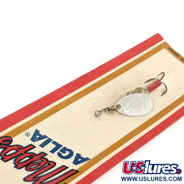 Mepps Aglia 0 Cuillère, Argent, 2.5g, Stimulus Rouge, #11761