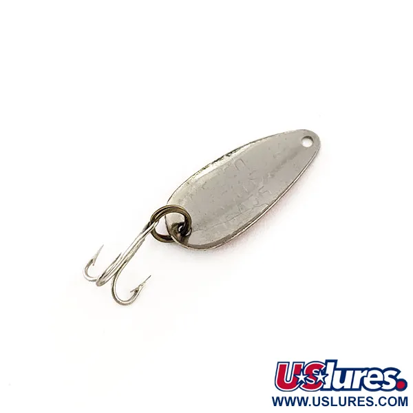 Nebco FlashBait 466 Cuillère, Nickel martelé/Rouge, 1g, #11762