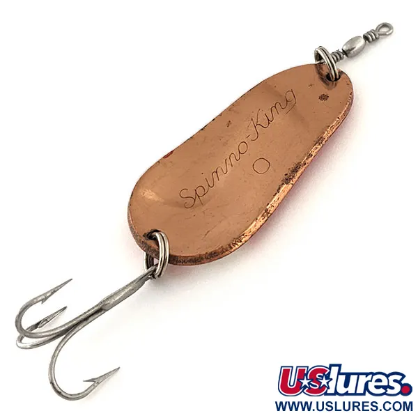 Pecos River Spinno-King 0 Cuillère, Rouge / Blanc / Cuivre, 14g, #11779