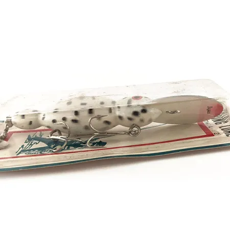 Kmart Kresge #381 Leurre, Blanc / Noir, 14g, Bavette Métal, #11780