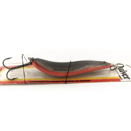 Luhr Jensen Quiver Cuillère, Gris/Orange, 39g, asymétrique, #11781
