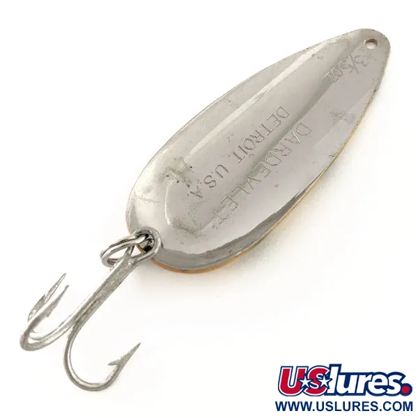 Cuillère Eppinger Dardevle Dardevlet, Jaune/Vert/Nickel, 19g, Vintage, #11798