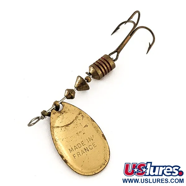 Mepps Aglia 2 Cuiller tournante, Laiton, 4.5g, Palette classique, #11814