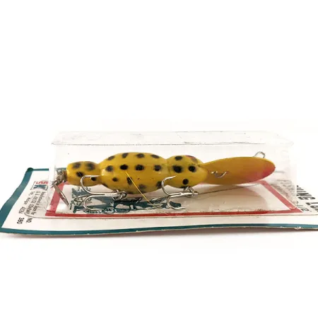 Poisson nageur Kmart Kresge #380, Jaune / Rouge, 9g, Vintage, #11837