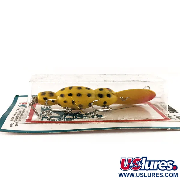 Poisson nageur Kmart Kresge #380, Jaune / Rouge, 9g, Vintage, #11837