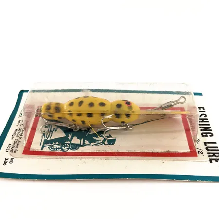 Poisson nageur Kmart Kresge #380, Jaune / Rouge, 9g, Vintage, #11837