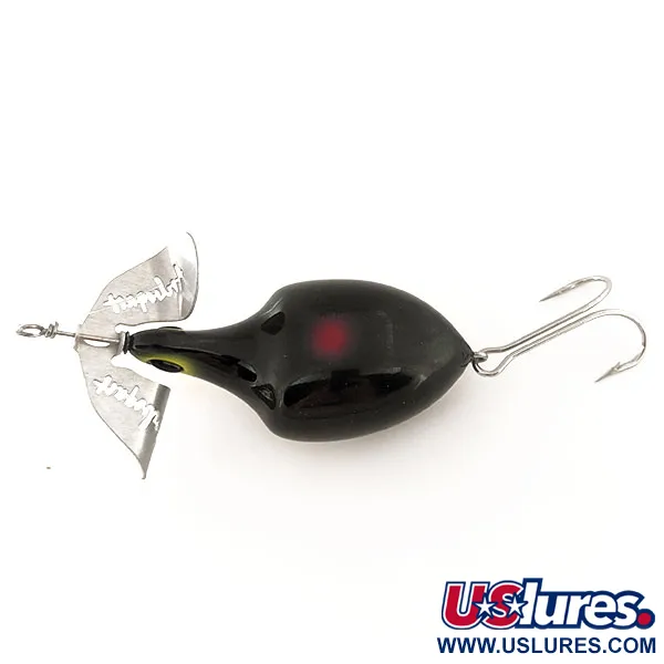 Fred Arbogast Buzz Plug Leurre Surface, Noir, 28g, Hélice, #11839