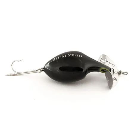 Fred Arbogast Buzz Plug Leurre Surface, Noir, 28g, Hélice, #11839