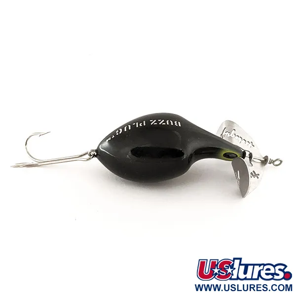Fred Arbogast Buzz Plug Leurre Surface, Noir, 28g, Hélice, #11839