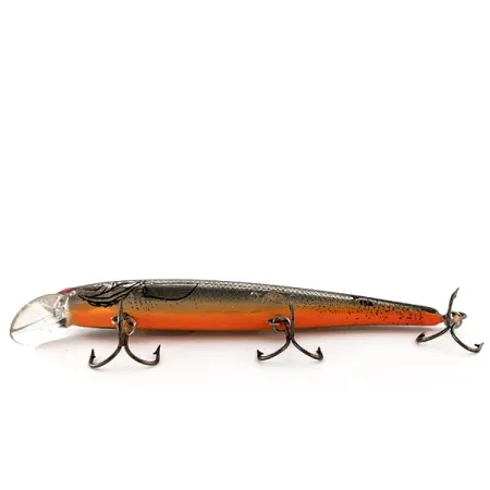 Bomber Long A15A Jerkbait, Or-Noir, 14g, Suspending, #11840