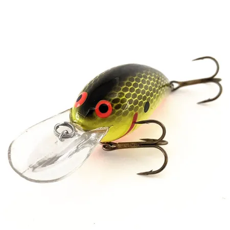 Bomber B04A UV Crankbait, Nid d'abeille Chartreuse, 8g, UV, #11853