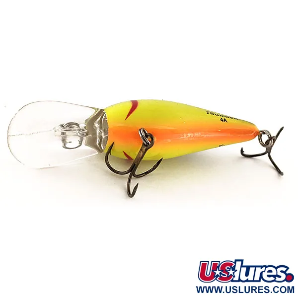 Bomber B04A UV Crankbait, Nid d'abeille Chartreuse, 8g, UV, #11853